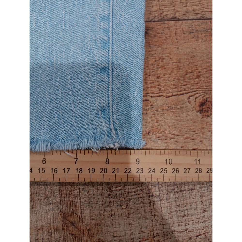 Madewell The Perfect Vintage Wide Leg Jean Womens Size 29 Blue Denim Crop 2437 - Picture 3 of 13